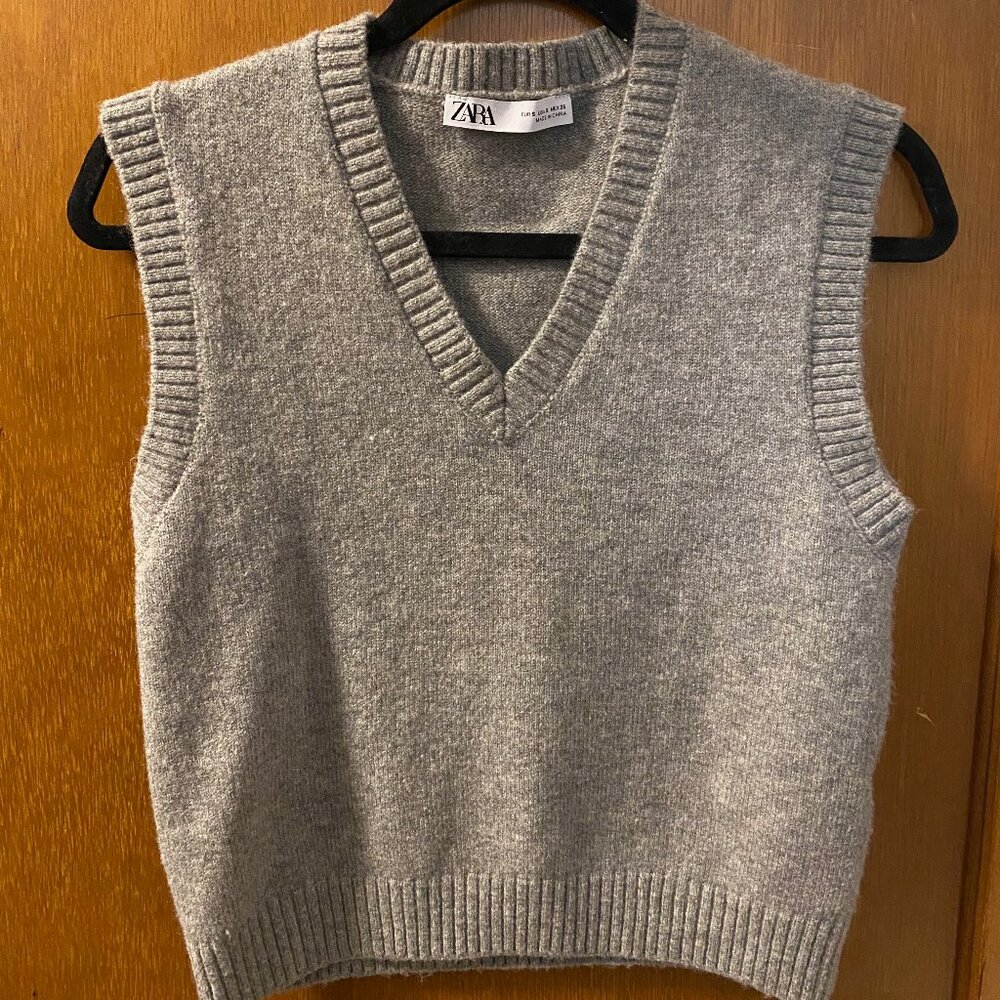 Gray Sweater Vest